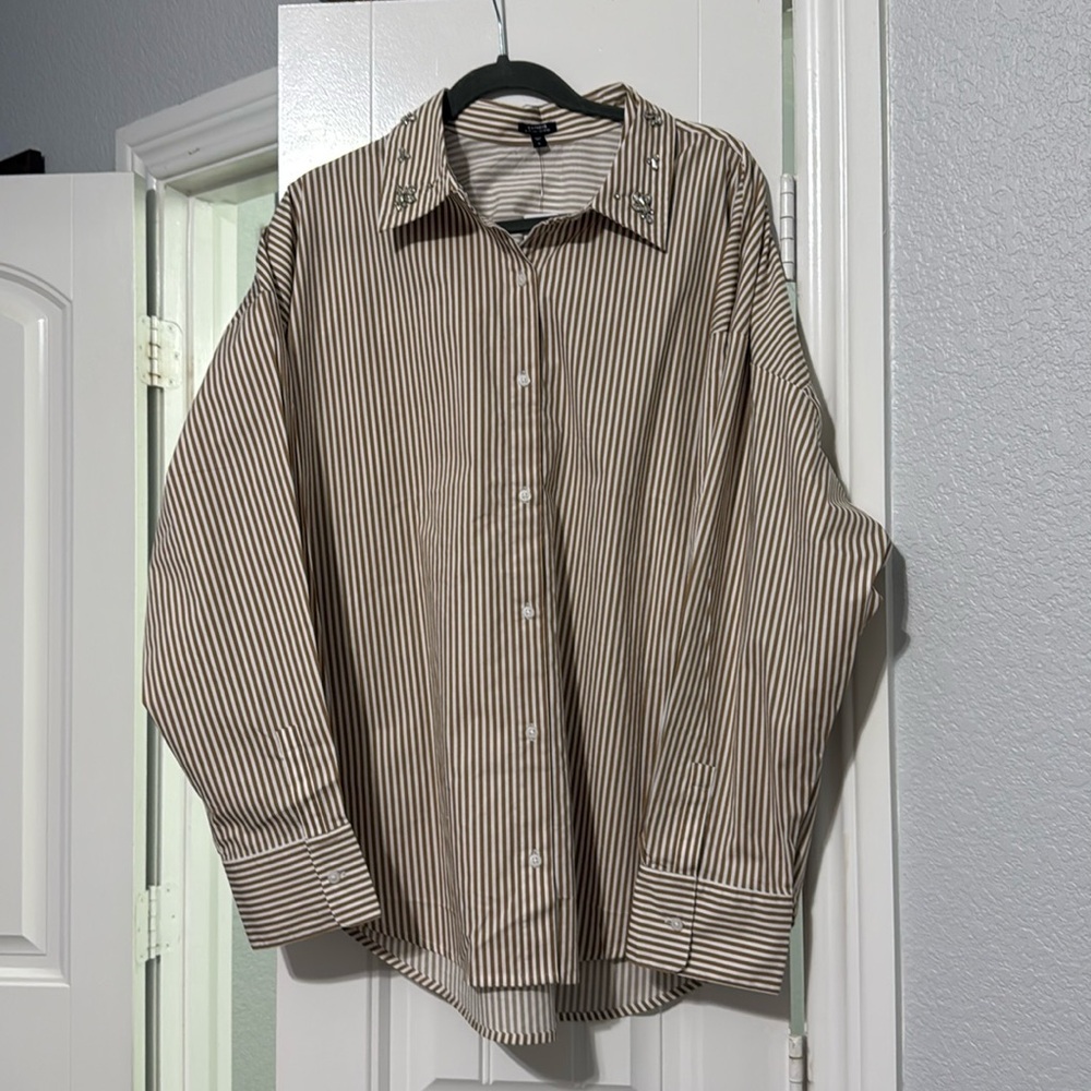 NWT Express Boyfriend Portorfino Shirt